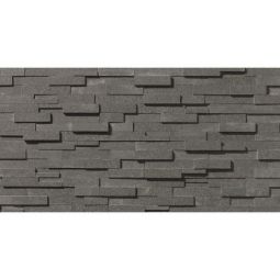 Bedrosians Absolute Black - 6" x 24" Flamed Granite Ledger