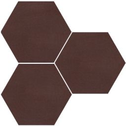 Granada Tile - Espresso 8" x 9" Hexagon Cement Tile
