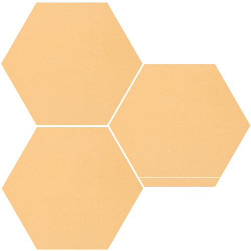 Granada Tile Yellow 8" x 9" Hexagon Cement Tile GBTile Collections