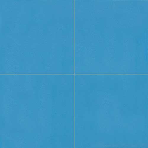 Granada Cement Tile Sky Blue Solid Color
