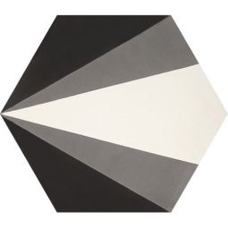 Granada Tile - St Ives 1807 A Cement Hexagon Decos