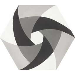 Granada Tile - York 1815 A Cement Hexagon Decos