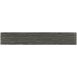 Tesoro Earth - Charcoal 2" x 12" Bamboo Glass Tile