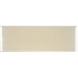 Tesoro Earth - Ivory 4" x 12" Glossy Glass Tile
