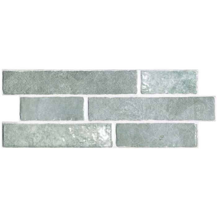 Tesoro Dany Menta Interlocking Brick Porcelain Tile