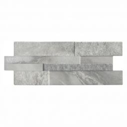 Tesoro Marmi - Grey 6.25" x 15.75" Porcelain Ledgerstones