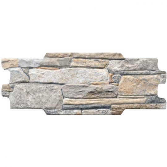 Tesoro Vulcani Multicolor Puzzle Match Porcelain Stoneware Ledgerstone