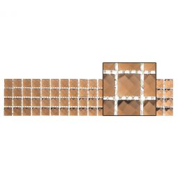Zio Kasbah - Honey Baklava 5/8" x 5/8" Glass Mosaic
