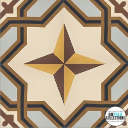 Granada Tile - LaRochelle 911A 8" x 8" Cement Tile