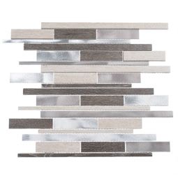Zio Maison De Luxe - Platinum Road Random Brick Mosaic