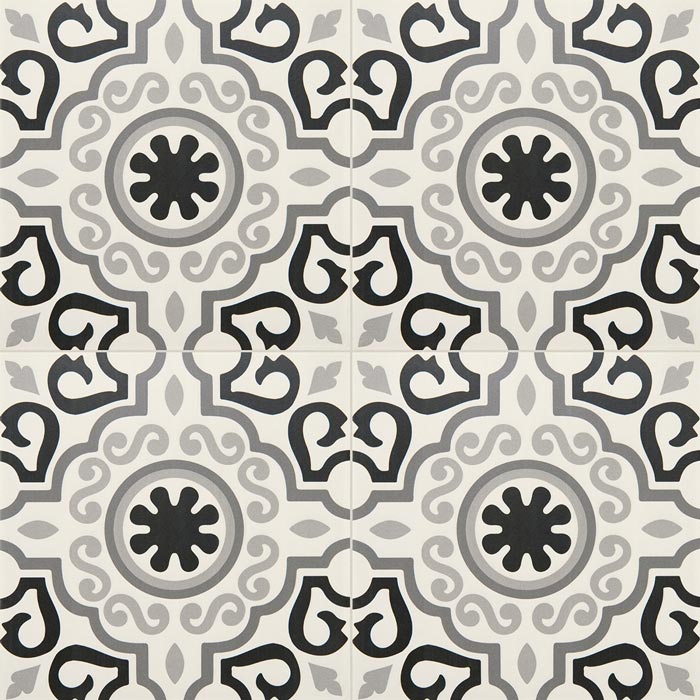 Daltile Memoir Crystal Black 12" x 12" Ceramic Tile