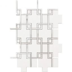 Puccini Neo Scottish Arts - Speyside Marble & Stainless Steel Mosaic