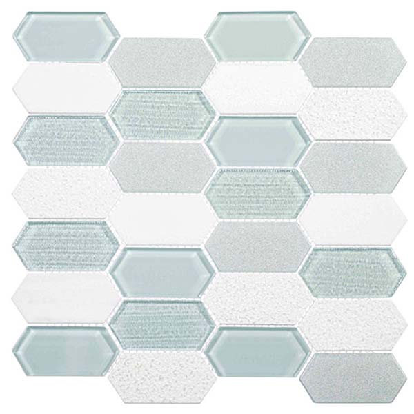 Zio Modular Garden - Mint Cove Glass & Stone Mosaic