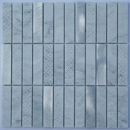 Puccini Neo American Motif - Picotage Marble Mix Mosaic