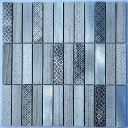 Puccini Neo American Motif - Madras Marble Mix Mosaic