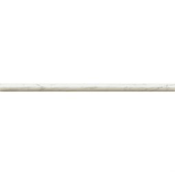 Bedrosians White Carrara - 0.5" x 12" Cane Honed Trim