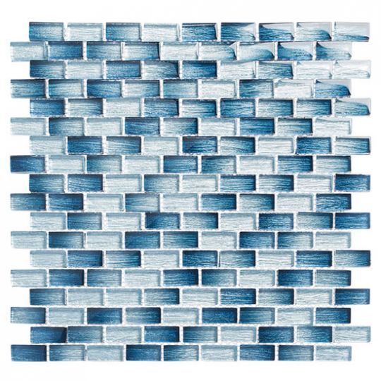 Zio Metro - Antoinette Blue Glass Mosaic