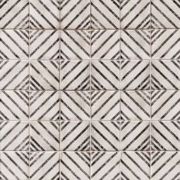 Bedrosians Vivace - Rice Motif 4" x 4" Gloss Decorative Tile