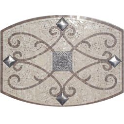 Maicon Polished Medallion - Aluminium - OPA-CT-NO-NO-NO