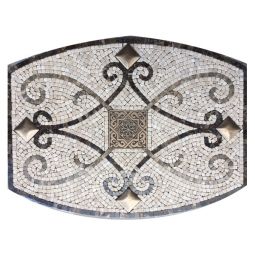 Backsplash Medallion - Bronze OTPB-CT-DE-DE-LE