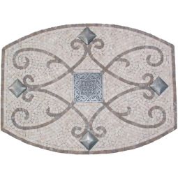 Maicon Backsplash Medallion - Aluminum - OTA-CT-NO-NO-NO