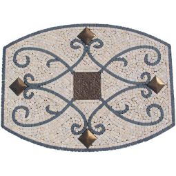 Maicon Backsplash Medallion - Bronze OTB-JG-AB-AB-AB