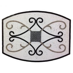 Backsplash Medallion - Aluminum OTPA-CH-NSL-NSL-AG