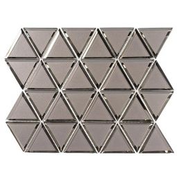 Zio Pinwheel - Ever White Glass Mosaic