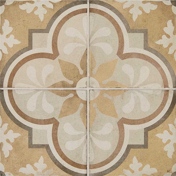 Daltile Quartetto Warm Grande Fiore Porcelain Tile