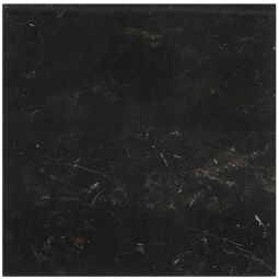 Zio Renaissance - Nero Marquina Polished 12" x 12" Porcelain Tile