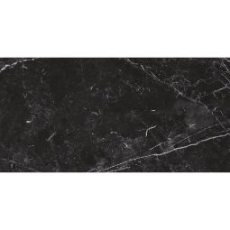 Zio Renaissance - Nero Marquina Polished 12" x 24" Porcelain Tile
