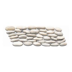Puccini Caribbean - St. Lucia Gold Pebble Border 4" x 12" Flat