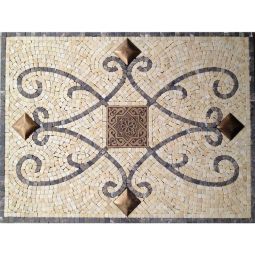 Maicon Rectangle Medallion - Bronze - RTB-JG-DE-DE-DE