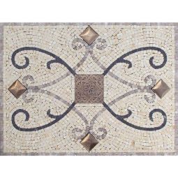 Maicon Rectangle Medallion - Bronze - RTB-SM-NO-NO-NSL