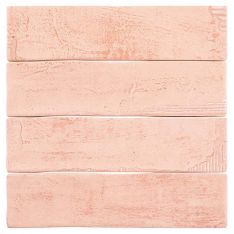 Zio Rythmique -  Pink 3" x 12" Ceramic Tile