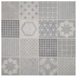 Daltile Sublimity - Sculpt Sequence Encaustic Stone Mosaic