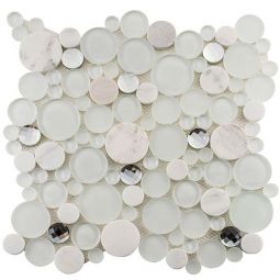 Zio Symphony Bubble - Soap Suds Glass Mosaic