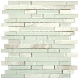 Zio Random Brick - Moonscape Glass Mosaic