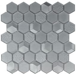 Surfaces Skylight Hex - Blue Moon Hexagon Mosaic