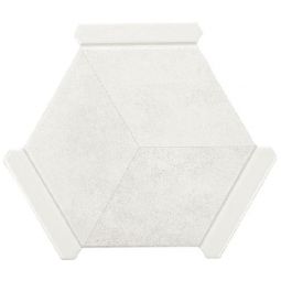 Zio Serra - Charle Hex 9" x 10" Matte Porcelain Tile