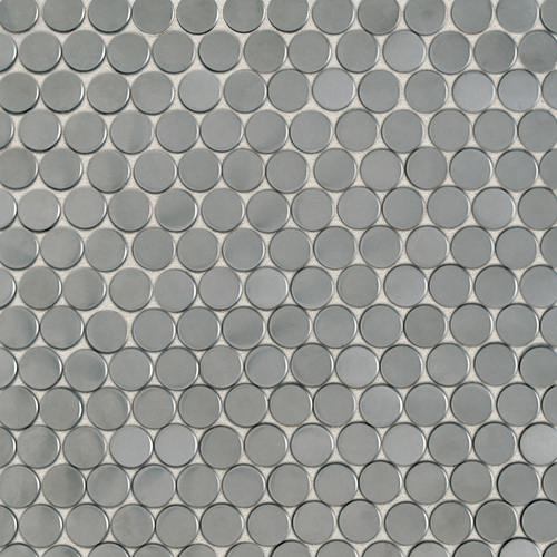 Daltile Metallica Penny Rounds Mosaic, Daltile Penny Round