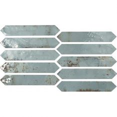 Soci Ironworks - Aqua Picket Ceramic Tile