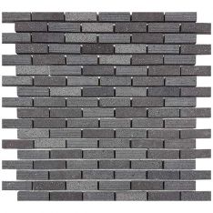 Tesoro Metropolitan Contempo - Basalt 5/8" x 2" Multi Strip Mosaic