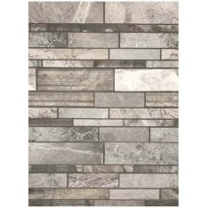 Tesoro Metropolitan Contempo - City Gray Multi Finish Random Linear Mosaics