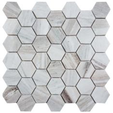 Tesoro Skyline - Polished 2" Hexagon Mosaic