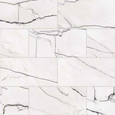 Bedrosians Gemma - Bianca 12" x 24" Polished Porcelain Field Tile