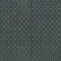 Bedrosians Wave - Coal 12" x 24" Honed Fan Deco Porcelain Tile