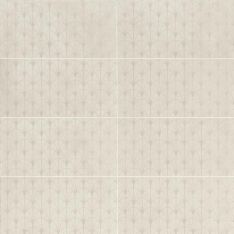 Bedrosians Wave - Ice 12" x 24" Honed Fan Deco Porcelain Tile