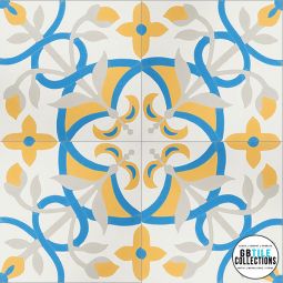 Granada Tile - St. Tropez 883 8" x 8" Cement Tile