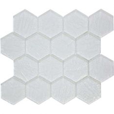 Tesoro Revere - Alabaster 3" Hex Mosaic